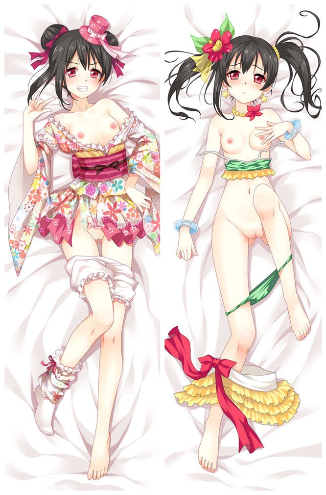 Naked anime on sale girl pillow